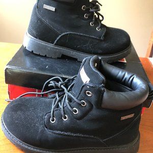 Unisex Black Suede Craftsman Boot Mens Size 6
